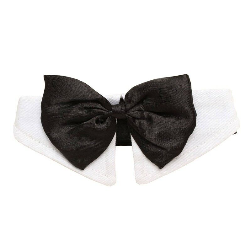 Unique Adjustable Dog Pet Bow Tie Collar Wedding Tuxedo Fancy Dress Costume N A8