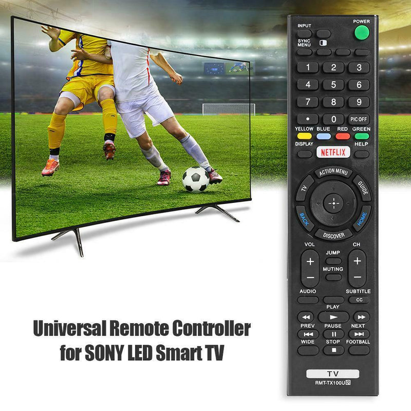 RMT-TX100U LED TV Remote Control Black Smart Controller for SONY L-50W800C