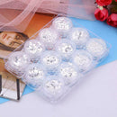 12jars/set Mixed Shaped Nail Art Glitter Sequins Tips Manicure Decor Tools