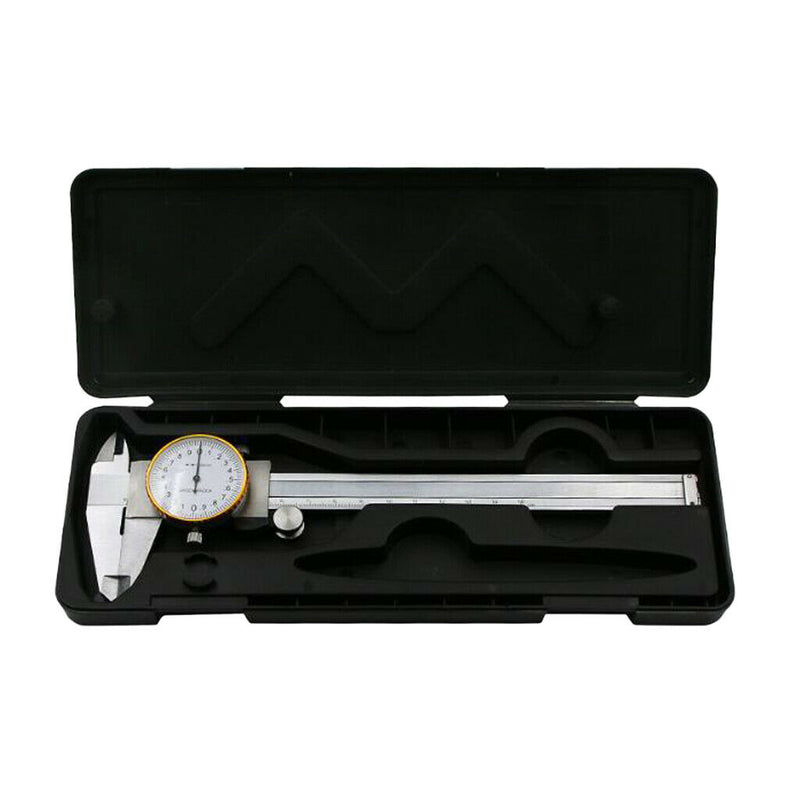 0-150mm Stainless Steel Dial Vernier Caliper Micrometer Guage Measurement