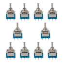 10pcs On-Off-On 3-Way Mini Toggle Switch 6-Pin 6A 125VAC New High Quality OJI