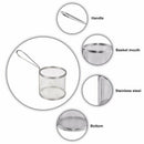 4Pcs Of Set Mini Round Fries Basket Oil Strainer French Fries Chef Kitchen