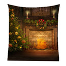 Xmas Merry Christmas Day Happy New Year Tapestry for Home Decor Wall Art D