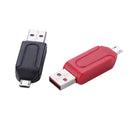 2 in 1 Multi-Function USB2.0 OTG Card Reader TF/SD Card Reader Adapter
