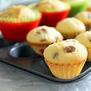 Set of 2 non-stick carbon steel muffin cups