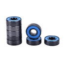 8pcs/set 608RS skate skateboard steel integrated spacer bearings fit-ME