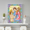 5D DIY Special Shaped Diamond Painting Religious Embroidery Kit Home Decor
