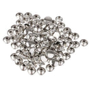 200Pc Metal Double Round Cap Tubular Rapid Rivet Stud Leather Belt Bag Decor