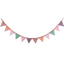 Printed Cloth Decoration Flag Banner Pennant For Wedding Birthday Party Dec