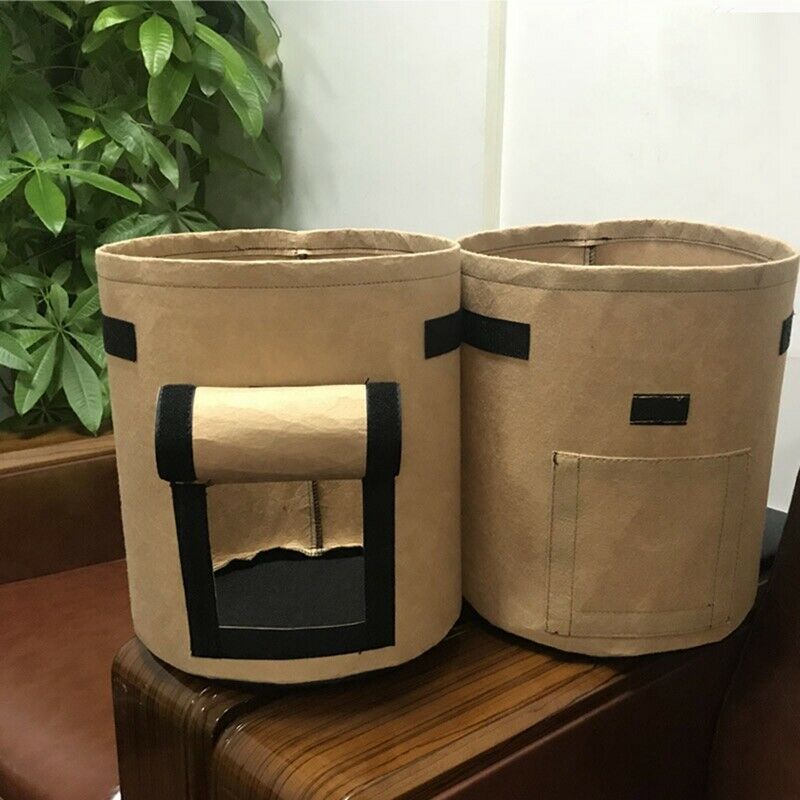 Potato Planter Bag/Plant Pots,7-Gallon Window Vegetable Planting Grow Bag,D