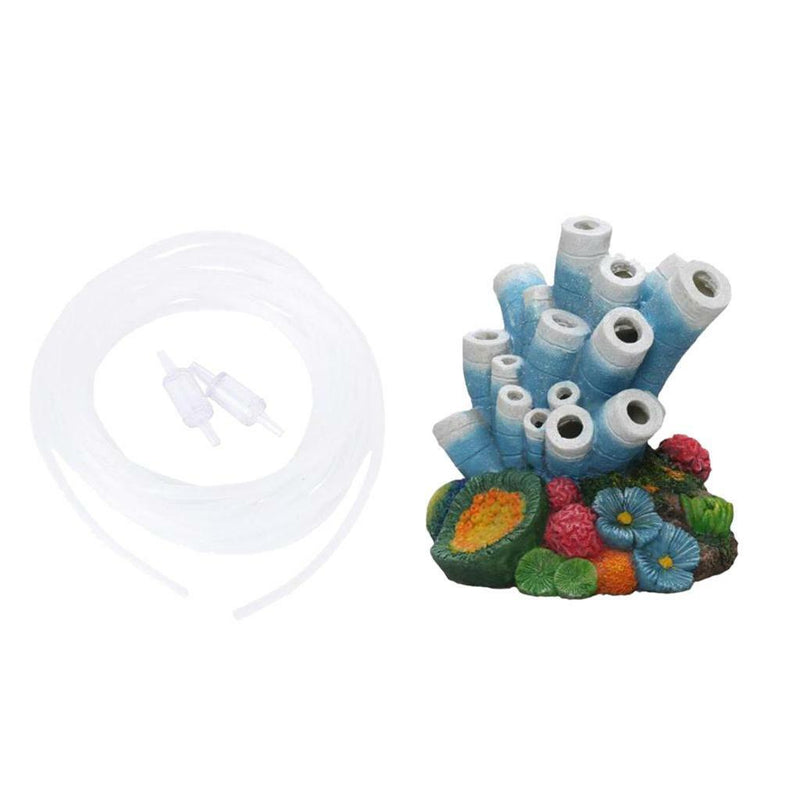 Air Driven Underwater BUBBLING CORAL Ornaments Fish Tank Aquarium Decor