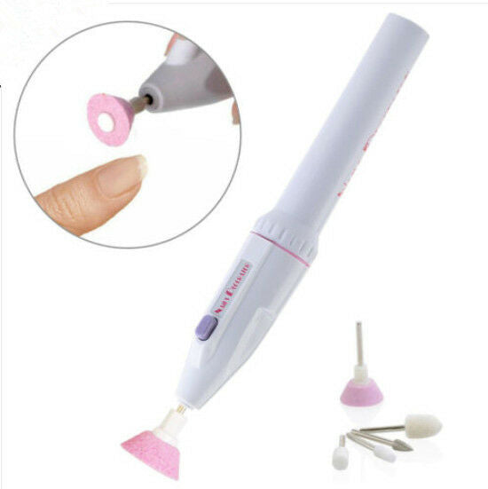 5Bits Nail Art Electric Drill Tips Buffer Manicure Pedicure File Grooming Too Pg