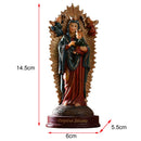 6'' Our Lady of Guadalupe Statue Catholic Gift Sculptures for Home Church Chapel