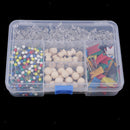 700Pcs Multi-Coloured Assorted Push Pins Drawing Cork Board Office Supplies