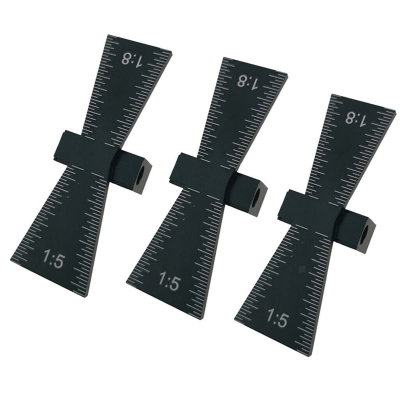 3 Pc Dovetail Marker Hand Cut Mortise Gauge Tenon Joint Mark Scraper DIY Kit