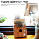 20 Keys Kalimba Musical Instrument Steel Keys+Wood Bridge Kit Replacement Parts