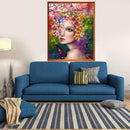 Flower Fairy Painting Embroidery DIY 5D Diamond Cross Stitch Home Crafts