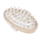 Hand-held wooden body brush massager cellulite reduction relieve tense muscle 3C