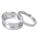 4 fit for BMW Aluminum Car Hub Rings|72.6mm to 74.1mm Wheel Bore|ID 72.56|OD 74