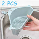 2Pcs Kitchen Multi-Purpose Basket Drain Rack Sink Storage Rack Newest Useful