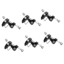 6Pcs Kayak Trolling Clips Outrigger Release Downrigger Lure Bait Line Clips