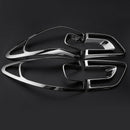 4Pcs Car Tail Light Cover Trim Frame Abs Chrome Decoration For Renault Kadj