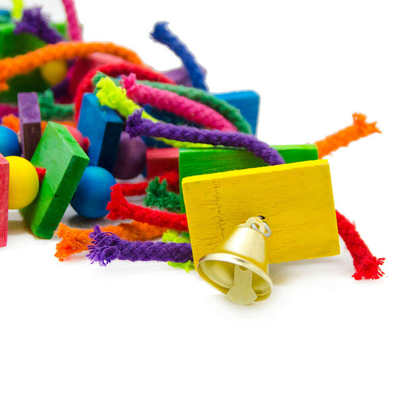 Bird Toys With Vivid Color For Parrot Pigeon Rope