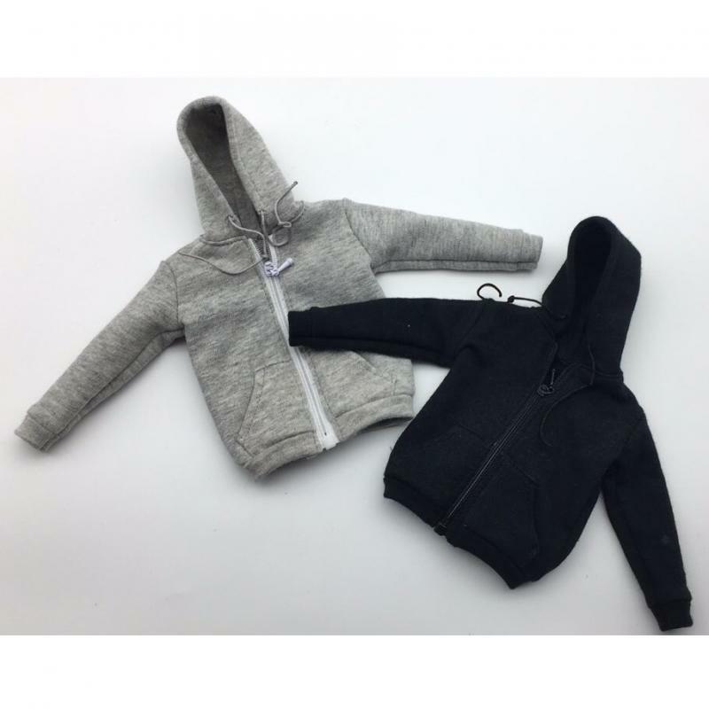 1/6 Scale Mens Zip Up Hoodie Sweatshirt Clothes for 12''  Enterbay