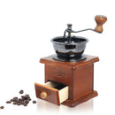 Classical Wooden Manual Coffee Grinder Stainless Steel Retro Spice Mini B WBL