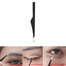 Eyelash Tweezers Steel Slant Eyebrow Tweezer Plucking Grafting False Eyelas ME