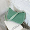 Fashion Woolen Handbag Shoulder Underarm Bags Travel Casual Totes (Green)
