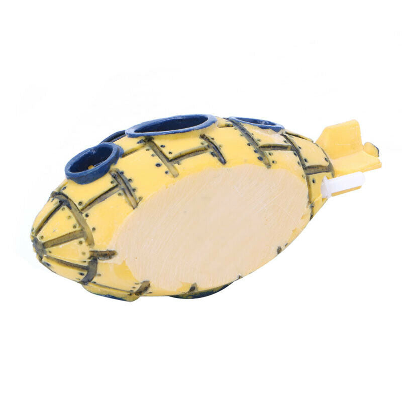 yellow blue underwater aquarium aquarium decoration cave decoration P5G2