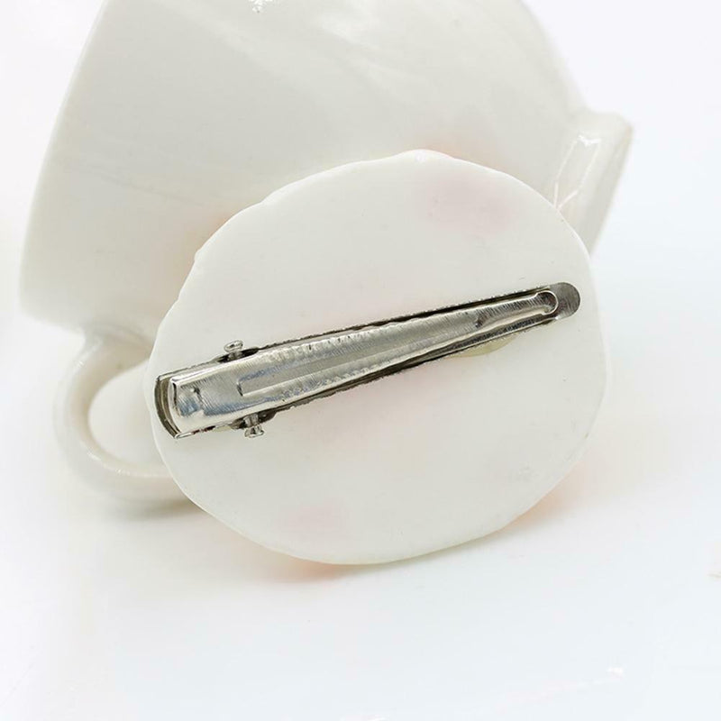 Simulation Egg Hair Clip Women Hairpin Headwear Hair Ropes Accessories (A) A