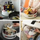 1 x Kitchen Lazy Corner Turntable Rotating Storage Box Container Organizer Rack