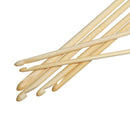 Natural Color Natural Bamboo Single Pointed Afghan Tunisian Crochet Hooks N