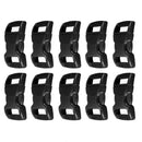 10x 10mm Plastic Side Quick Release Buckles For Webbing Bag Strap Clips 3/8 O5Z9