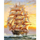 5D Diamond Embroidery Boat Landscape Handmade Diamond Painting Landscape Ne S5K2