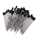 Finest Set of 50 Standard Ink 1mm Rollerball Pen Gel Pen Refills for Staff