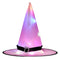 8pcs  LED Luminous Witch Wizard Cap Halloween Glowing Witch Hat Party Decoration