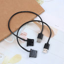2X Pc Fan 4 Pin 12V To 5V Usb 2.0 Connection Cable Adapter D6O5 J JR