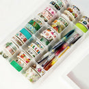 transparent tape box stationary storage box tape organizer box FT