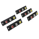 5 Packs RCA Female to RCA Female Interconnect Coupler Adapter, with Plastic