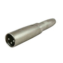 3-Pin XLR Male To 1/4 6.35mm Stereo Female Plug Audio Cord Mic Adapter