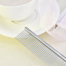 Pet Comb Dog Metal Double Row Teeth Brush Grooming Hair Stainless Steel Comb J8
