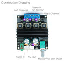 Digital Amplifier Audio Board TPA3116 Power Audio Amp 2.0 Class D Amplifier Y6O7