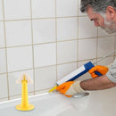 Caulking Tool Kit,Yellow Silicone Sealant Finishing and Replace Removal Too J8W7