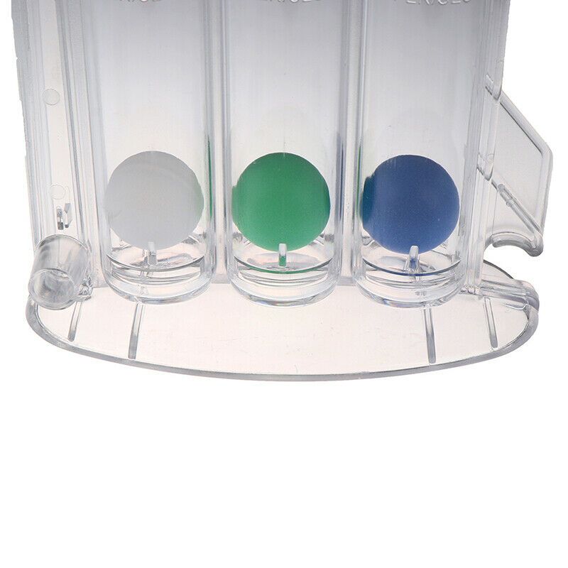 Deep Breathing Lung Capacity Exerciser Hygienic Respiratory Spirometry Traine@
