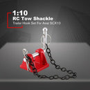 RC Car Metal Tow Shackle Trailer Hook for 1/10 RC Crawler Axial SCX10 90046 L9P5