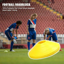 10pcs Yellow Soccer Agility Training Disc Cones Markers with Storage Bag