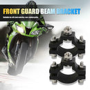 2pcs Motorcycle Front Fork Headlight Spotlight Bracket Highway Bar Holder Clamp